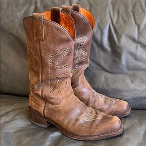 Frye Men’s Suede and Leather Vintage Boot